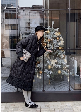 SourceWithU 巴黎雪夜 2色收腰内外两穿羽绒服保暖厚实宽松外套女