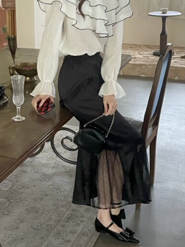 蕾丝花边设计感半身裙测试推荐