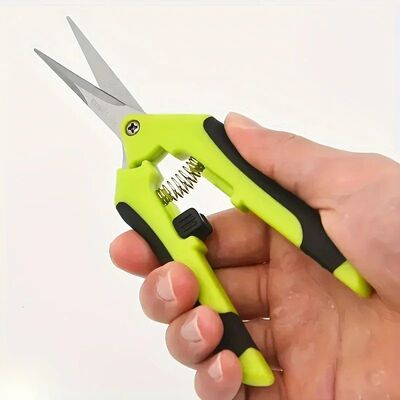 Stainless Steel Garden Pruning Scissors Straight Head Flower