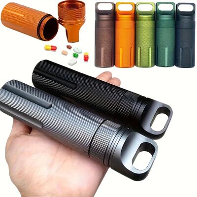 1Pack Aluminum Outdoor Dry Containers Match Seal Storage Cas