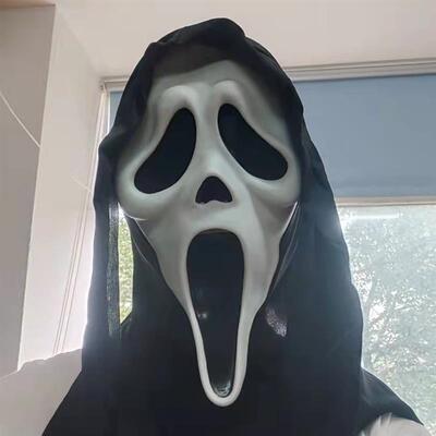 Ghost Face Scream Movie Horror Mask Halloween Killer Cosplay