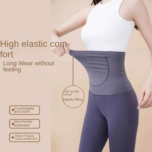 Thermal Belt with Double Pocket Anti-Cold Warm Stomach Shapi