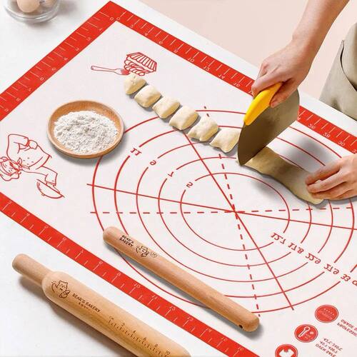 Silicone Baking Mat Rolling Kneading Board Non Stick High Te