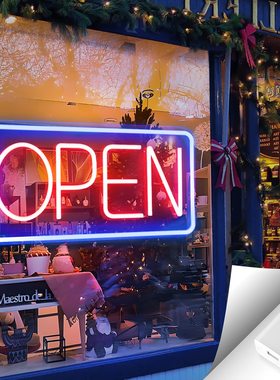 Neon lights open signs decorative signage bars shops lamp