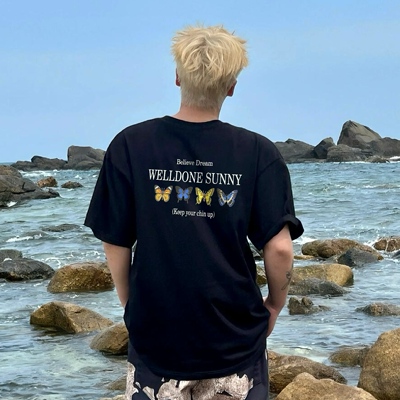 小众潮牌美式短袖welldonesunny