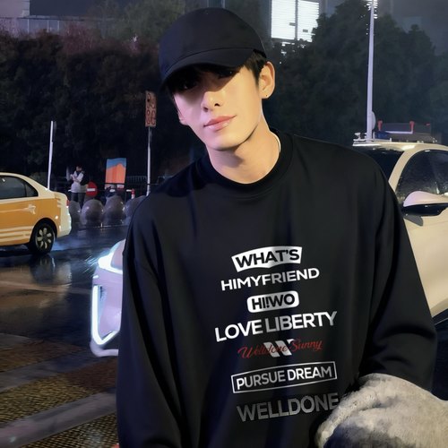 WelldoneSunny高级感长袖T恤男