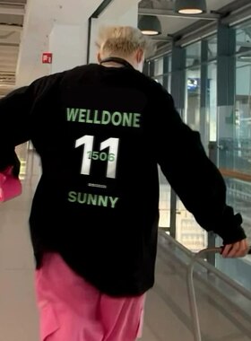WelldoneSunny小众潮牌美式长袖