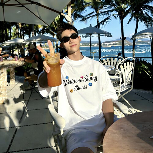 Welldonesunny新款字母短袖T恤