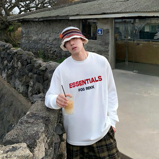 FOG REKK ESSENTIALS小众潮牌美式情侣内搭打底衫上衣女长袖T恤男