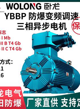卧龙南阳防爆集团低压YBBP隔爆型变频电机IC411自冷IC416强冷