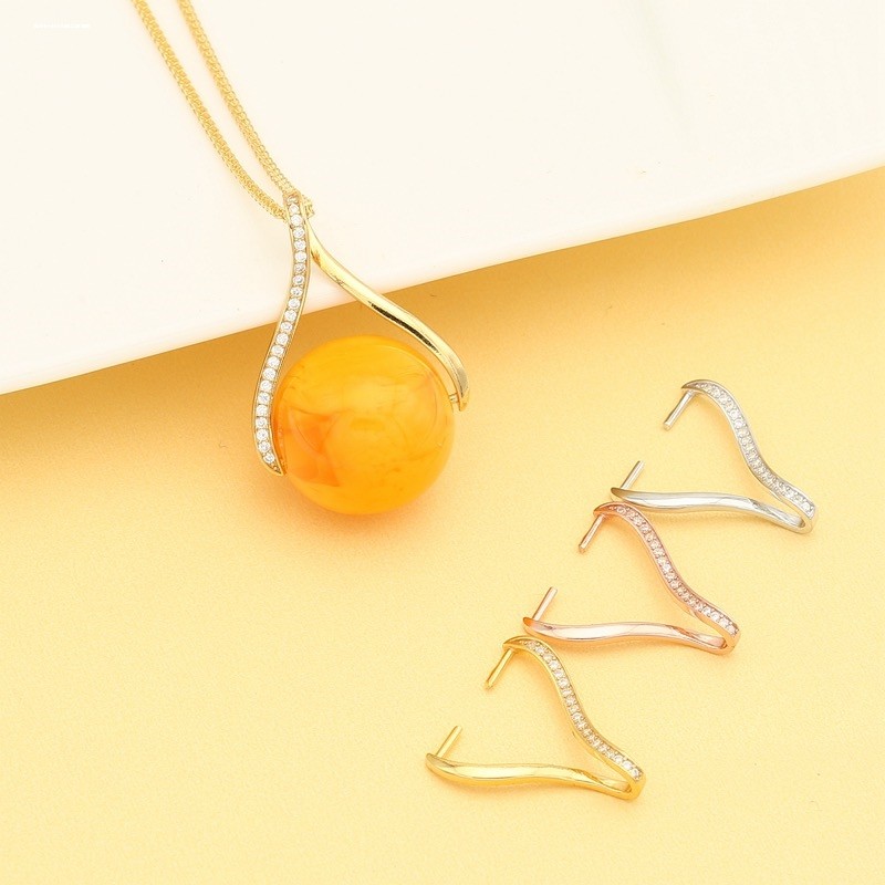 项链吊坠扣头镀金扣头平安扣夹扣万能卡扣玉佛玉挂件扣头配件diy