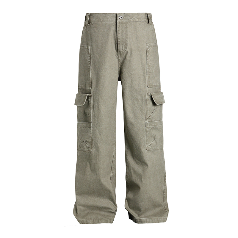 GOSNACE美式复古多片炮弹裤