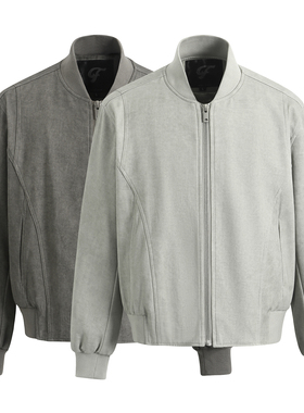 GOSNACE/GOS  石灰2.0短款BOMBER外套男女休闲cleanfit棒球领夹克