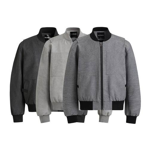 GOS石灰cleanfit短款棒球领夹克