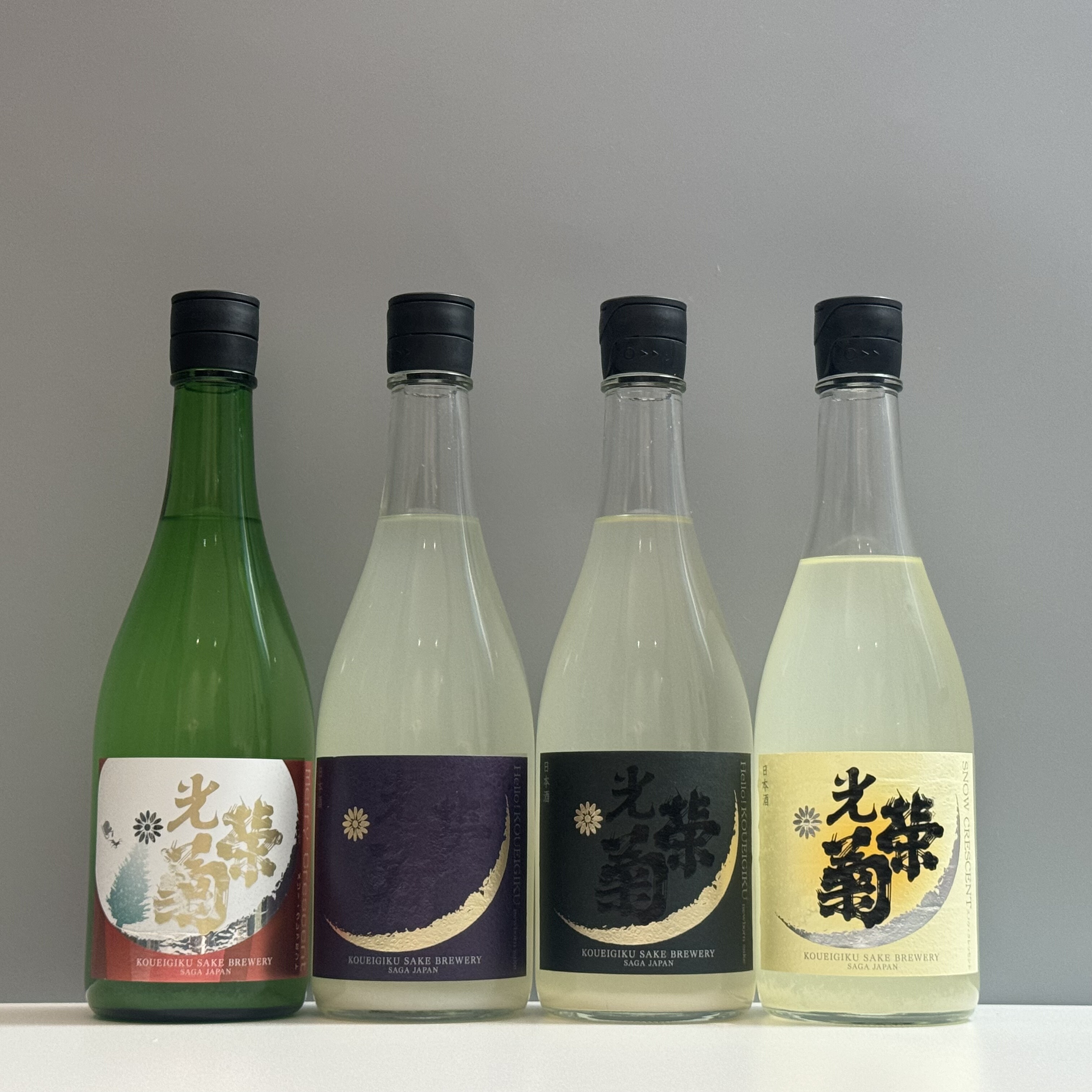 日本清酒 光荣菊清酒黄昏月光爱山雄町雪月瓶装720ml