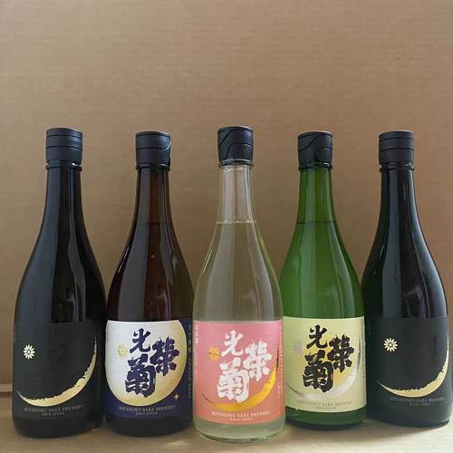 日本清酒 光荣菊清酒黄昏月光爱山雄町雪月瓶装720ml
