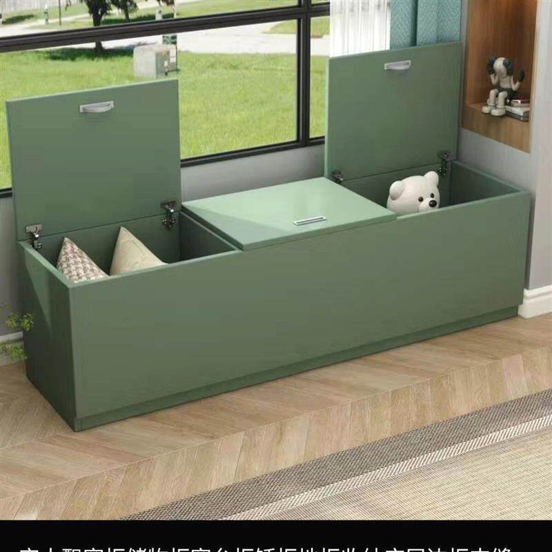 卧室床边床尾夹缝柜窄长条加宽缝定制置物储物柜飘窗拼接床矮柜