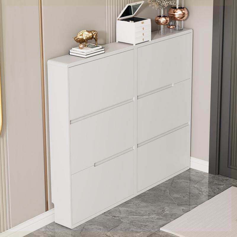 17公分薄鞋柜超薄鞋柜家用门口网红黑色极窄入户门玄关柜翻斗鞋架