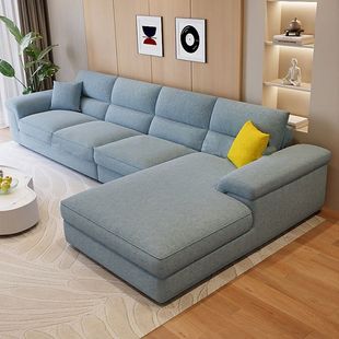 现代简约高端可拆洗棉麻布艺沙发家用客厅小户型广东佛山2025新款