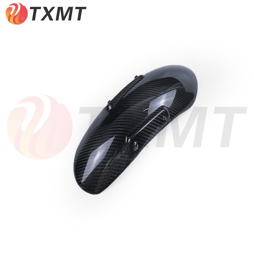 适用摩托车配件 BMW R nine T 15-16 改装碳纤维前挡泥板 除土板