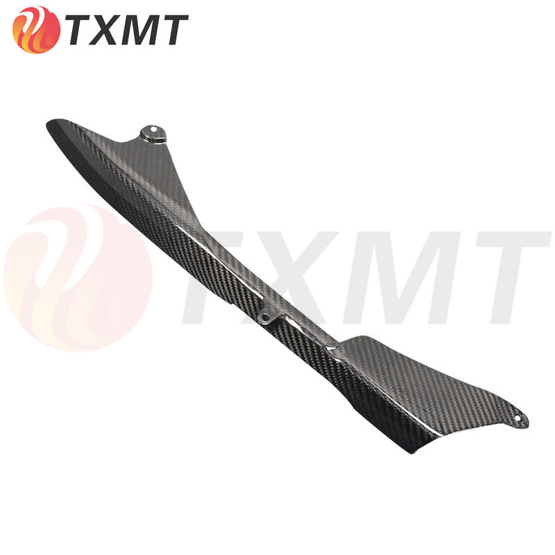 适用摩托车配件Kawasaki川崎ZX6R 636 19-20 改装碳纤维链条盖