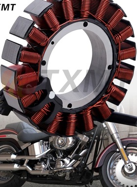 哈雷2008-2017 Softail Dyna黑线突破30017-0830017-08A定子线圈