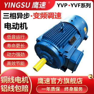 厂销YVP YVF变频调速三相异步交流电动机马达宽频 4级30kw 200L