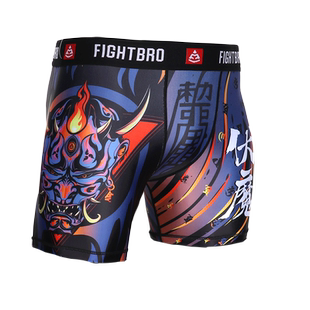 FIGHTBRO飞特氏速干防磨裤MMA短裤拳击巴西柔术成人紧身裤运动裤