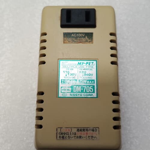 议价SSYO日章DM-705，220转100-110v变压器可维修