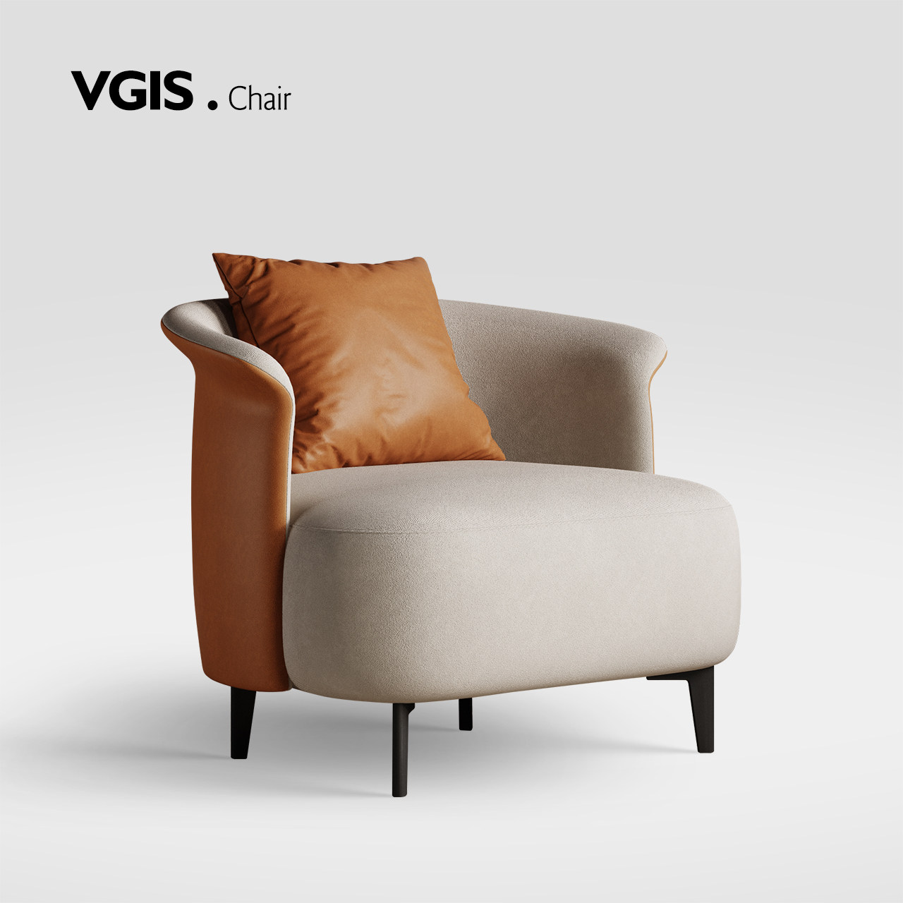 2021新品北欧高档单人沙发椅酒店洽谈接待椅子科技布小户型意式