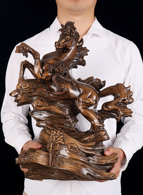 马到成功摆件马的树脂工