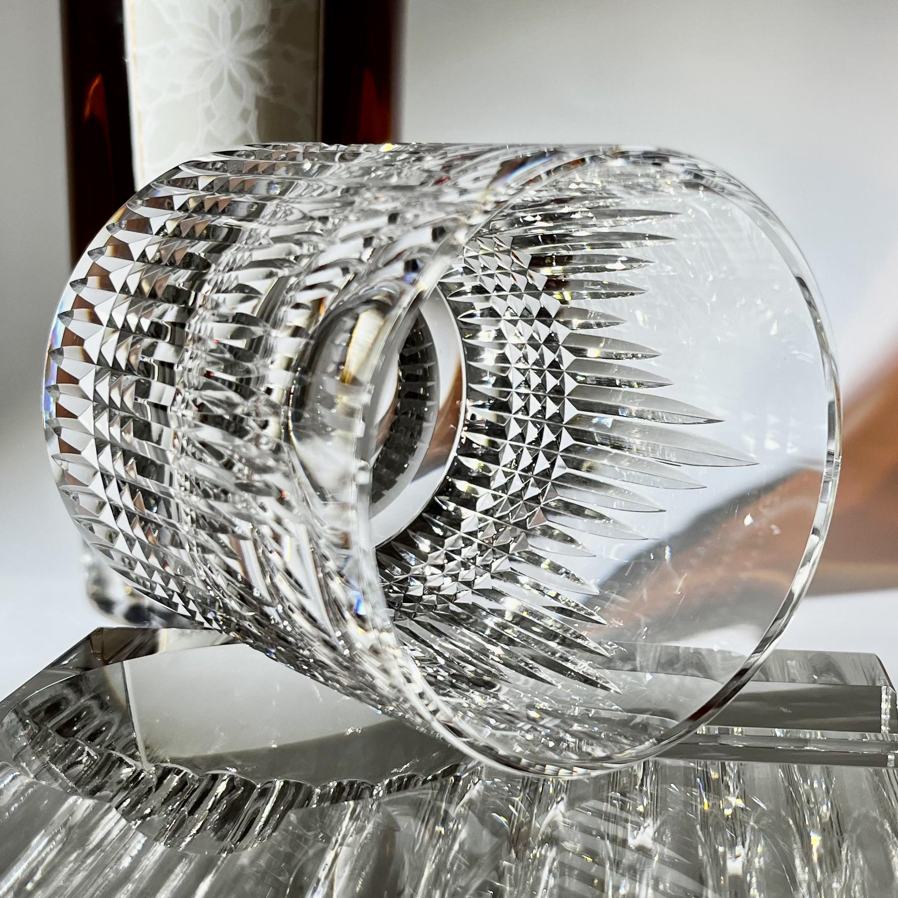 手工切子杯马师傅威士忌酒杯