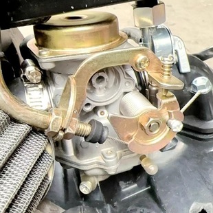 摩托车节气门管路改装扣紧急修理头约5.8*5*8mm铜头铁螺丝