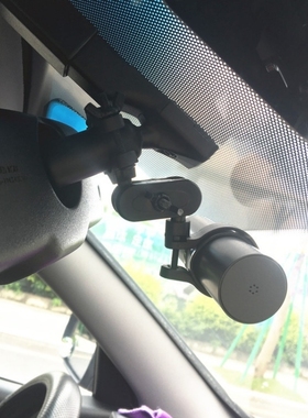 盯盯拍mini3pro 2 one 2S 5 X1行车记录仪吸盘支架70迈管形固定架