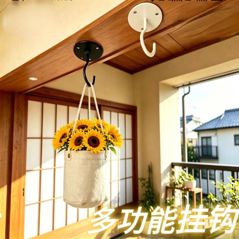 实心加厚不锈钢吊钩 J型吊钩挂钩天花板风扇挂钩灯饰吊钩墙壁挂钩