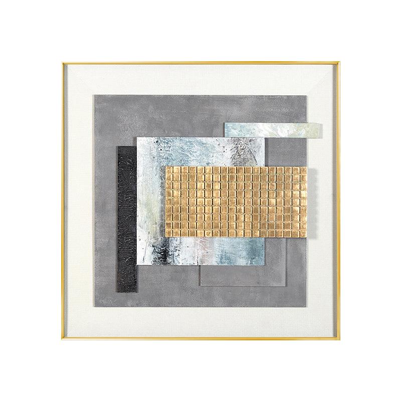 新中式挂画墙上壁画简欧北欧风格客厅装饰画沙发背景轻奢实物装置