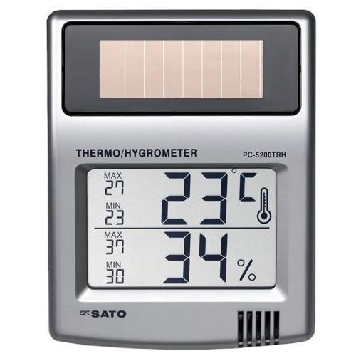 日本PC-5200TRH太阳能数显温湿度计高精度温度记录仪