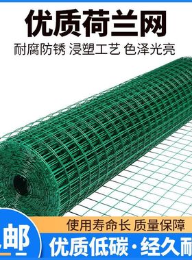 荷兰网铁丝网围栏养殖网防护网养鸡网栅栏护栏钢丝隔离硬塑网户外