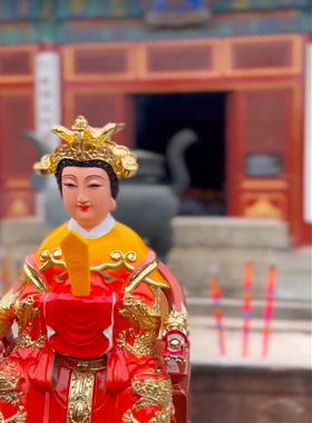 北京东岳灶神像摆件