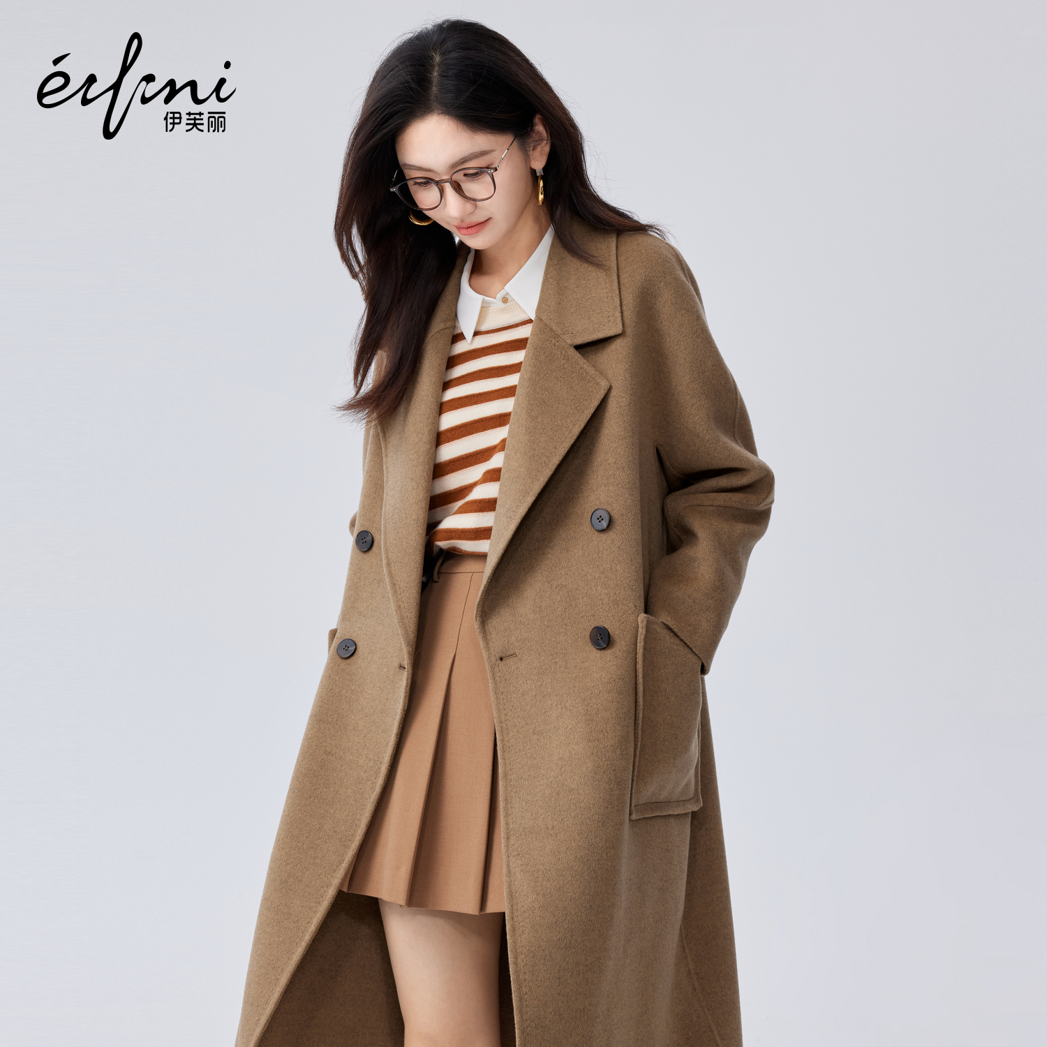 伊芙丽毛呢外套1FA971333W