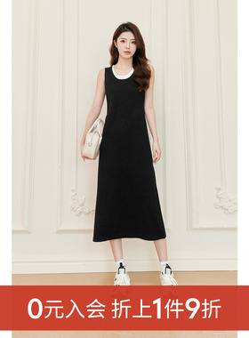 【0元入会1件9折】诗凡黎针织连衣裙女SF6391791伊芙丽outlets店