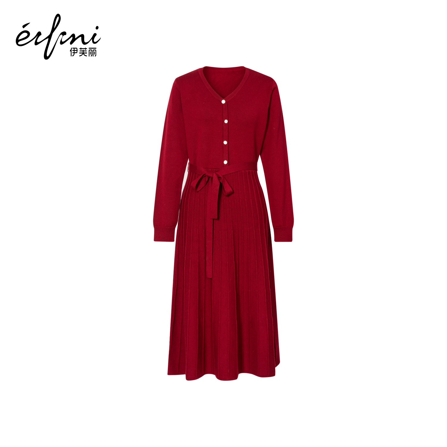 伊芙丽长袖连衣裙1EC293491Q