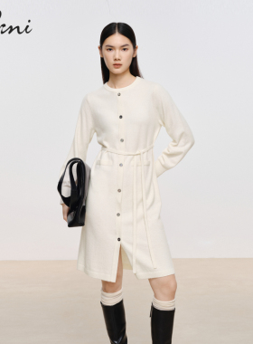 【商场同款】伊芙丽简约休闲连衣裙2024秋装新款1EA393381