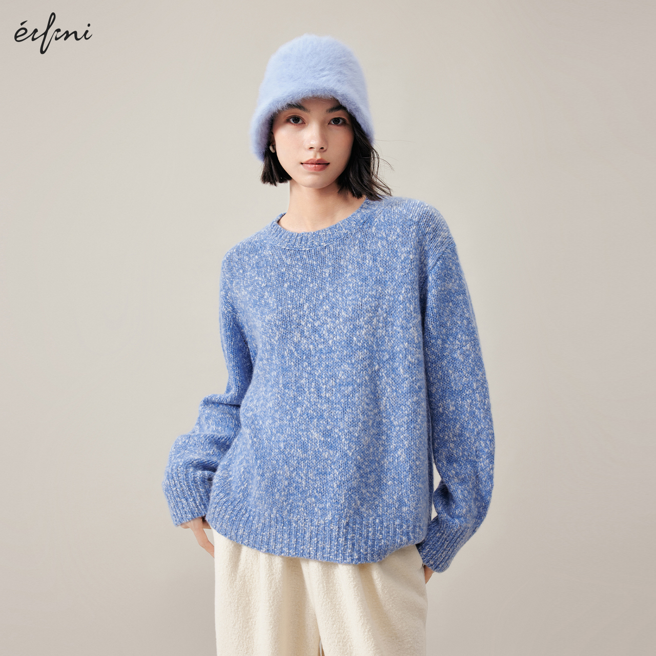 邓肯纱针织套头衫