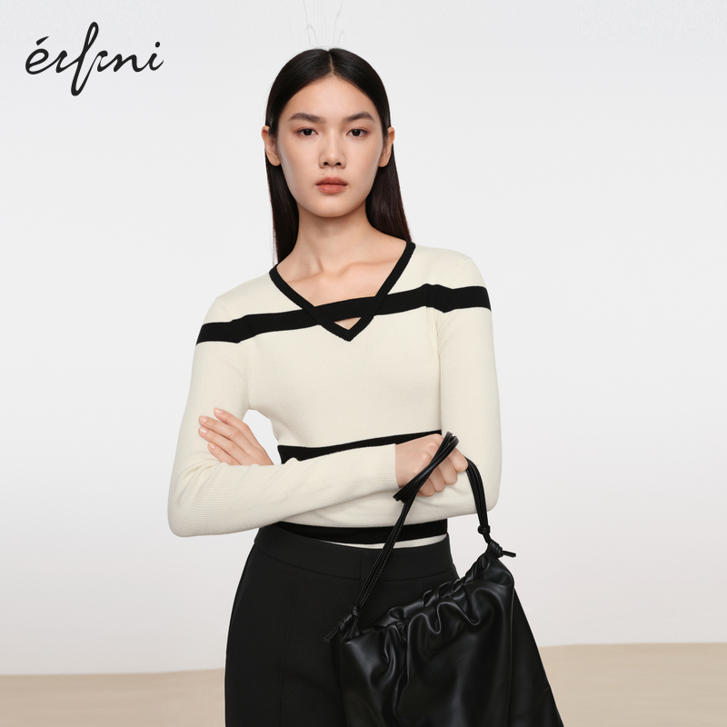 【商场同款】伊芙丽毛针织衫1EA132651G