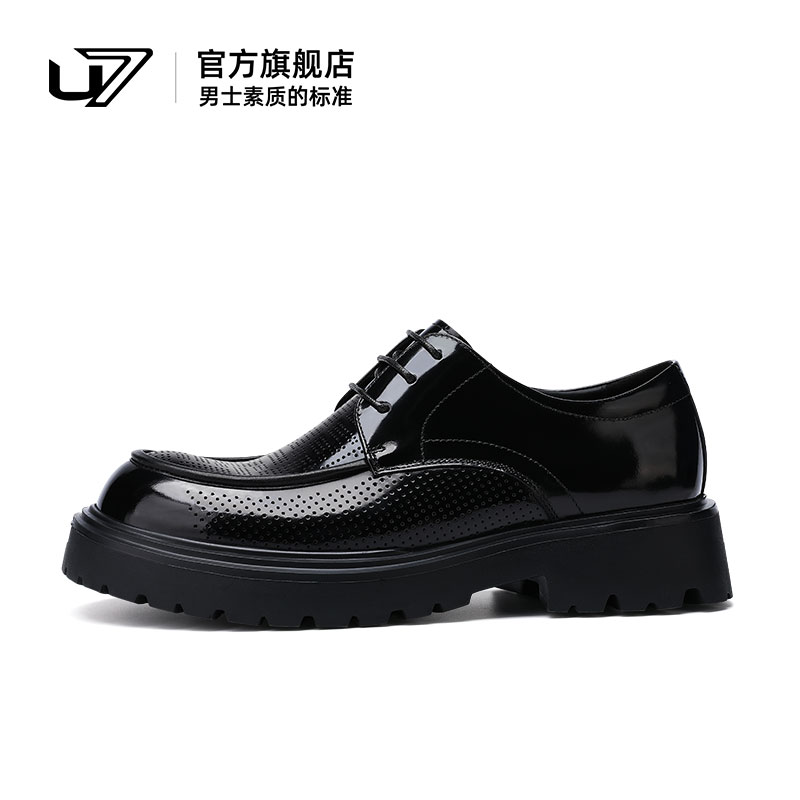 u7正装皮鞋头层牛皮亲肤舒适