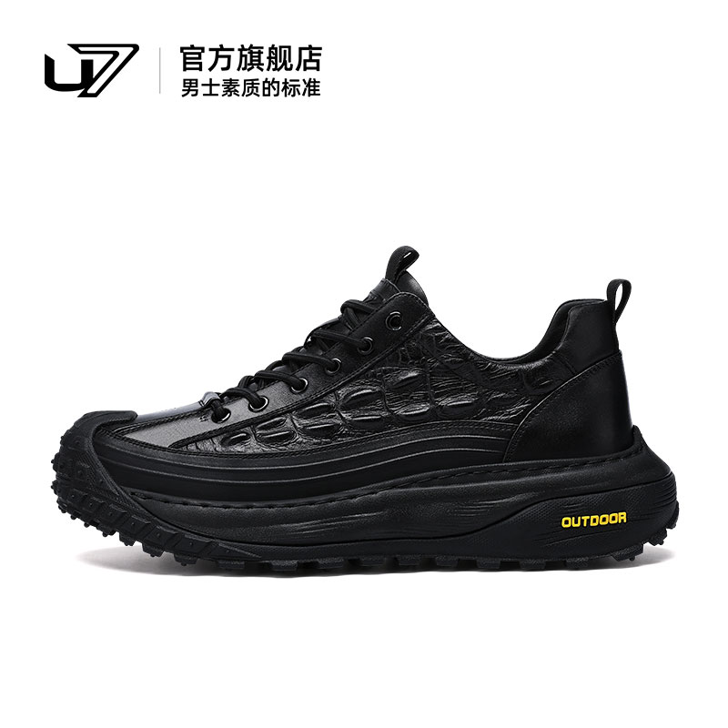 u7时尚休闲鞋头层牛皮运动鞋
