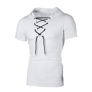 Hooded Casual Four Mens Hip Hop Lace Seasons Loose