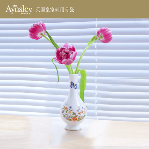 Aynsley骨瓷花瓶客厅摆件