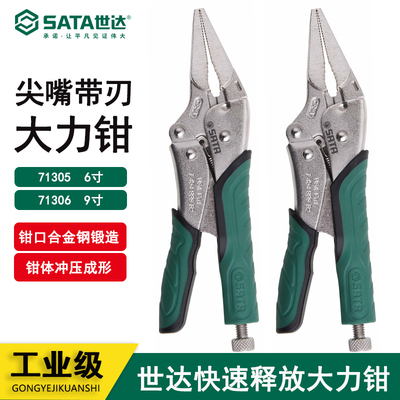 尖嘴带刃快速释放大力钳/保用款
